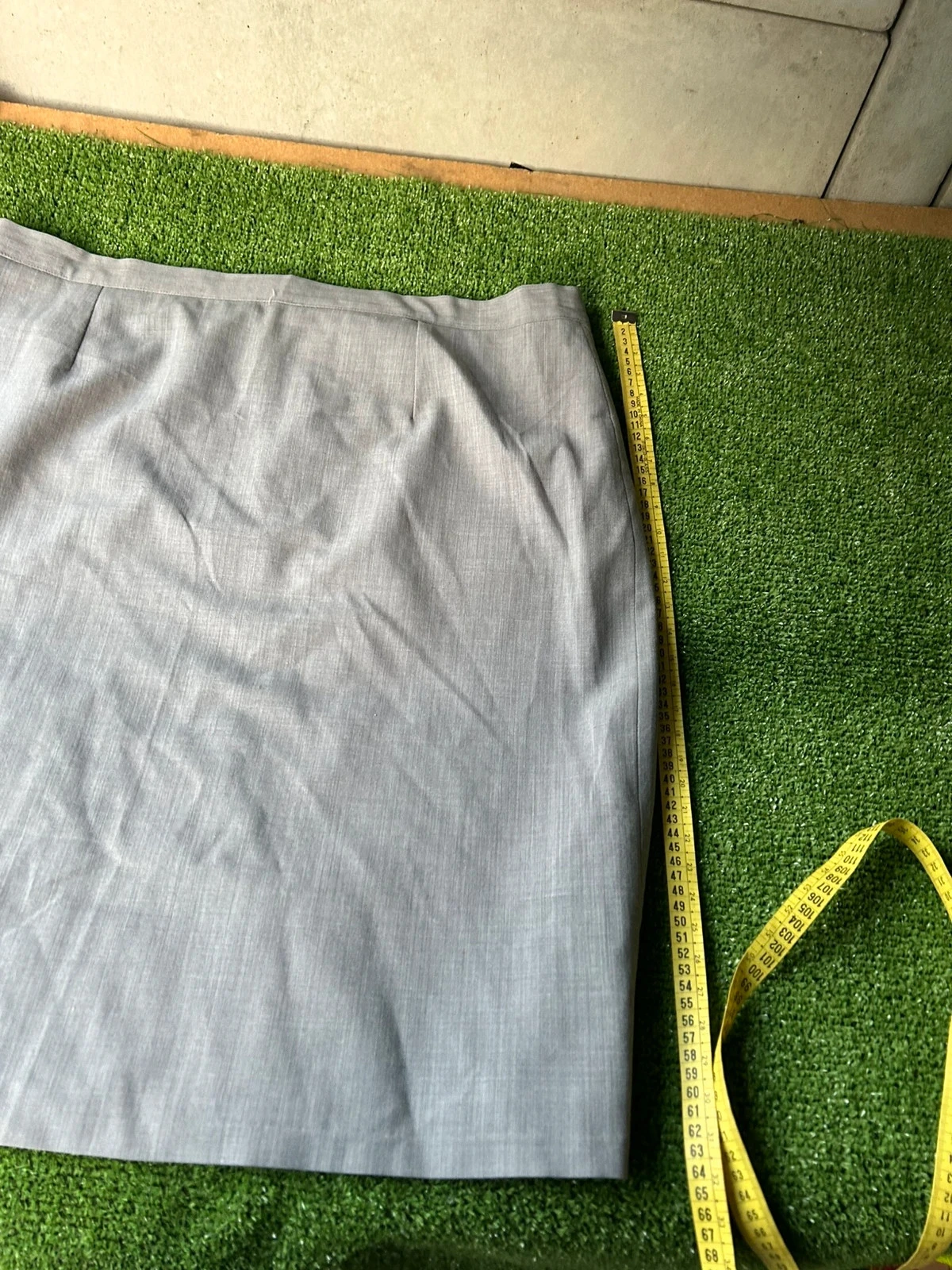 Vintage beige grijze rok BEST de la redoute – photo 4